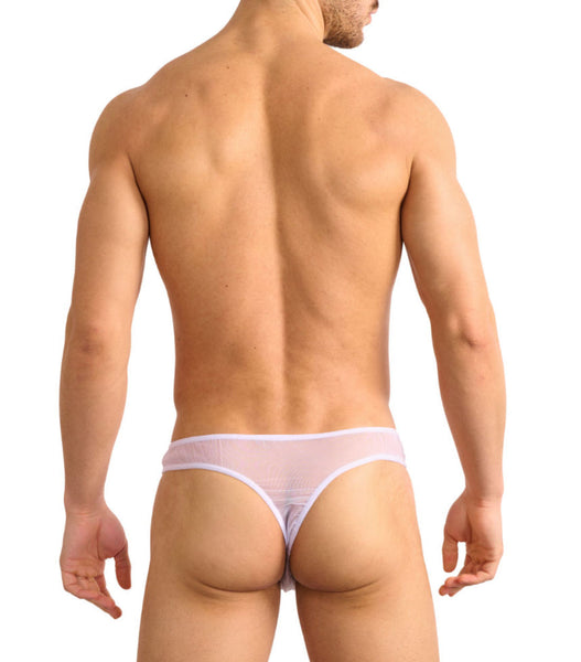 Cage g-string white