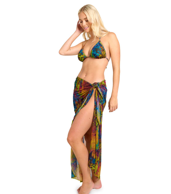 Amalfi Tan Through Beach Sarong