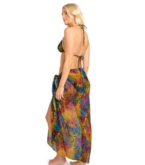 Amalfi Tan Through Beach Sarong