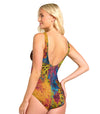 Amalfi Tan Through Support Top Swimsuit