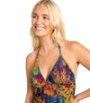 Amalfi Tan Through Tankini Top