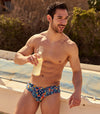 Monaco Tan Through Deep Waist Swim Brief