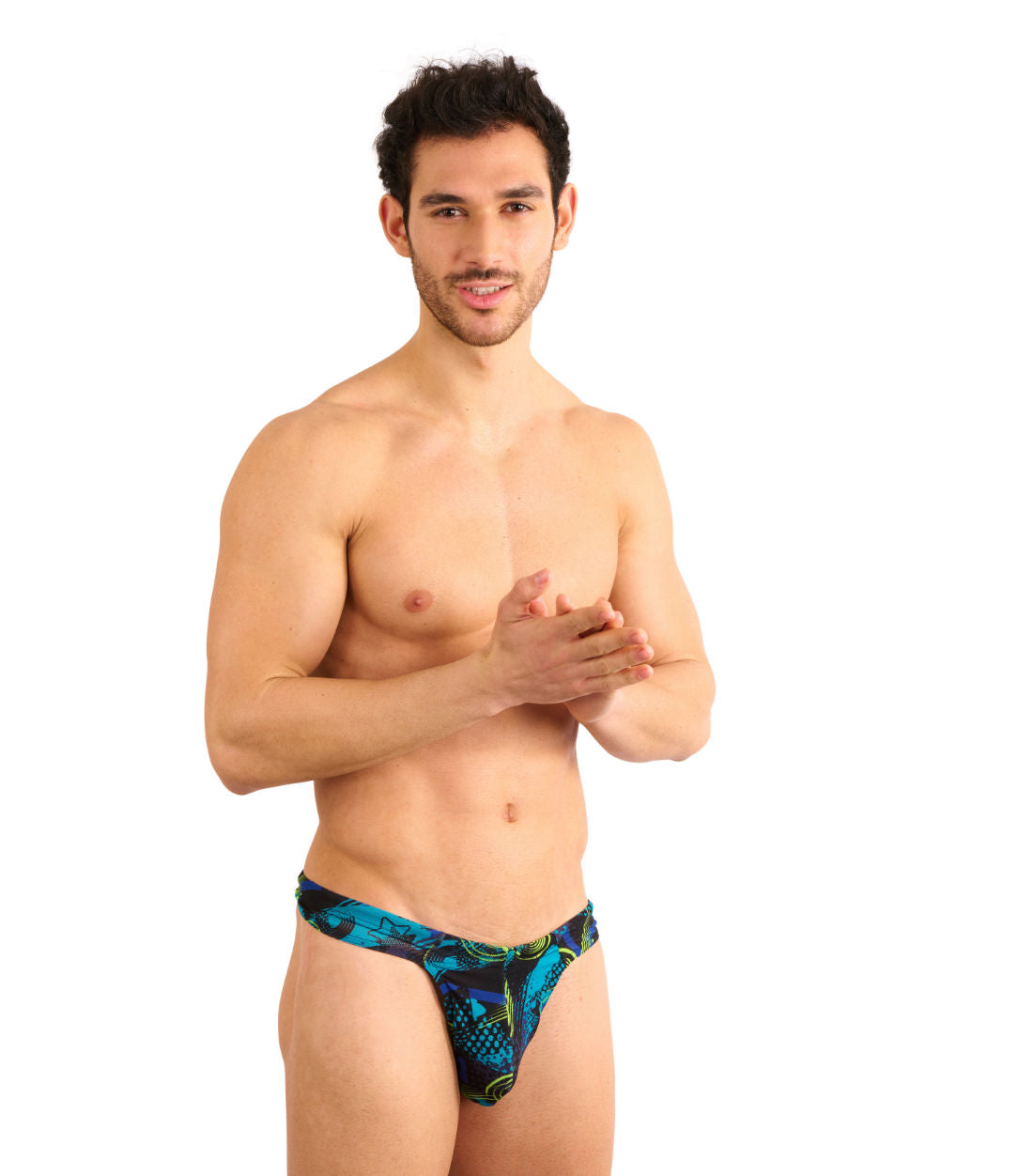 Java Mens Tan Through Swim Thong Swimwear – Kiniki